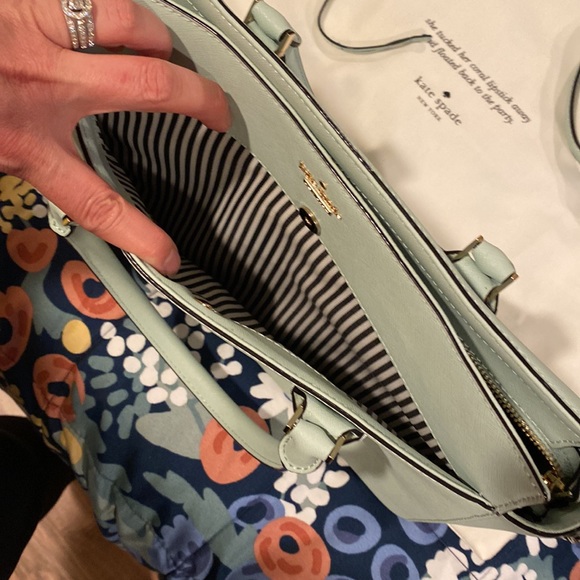 Kate spade Cameron medium satchel. Mint green. NWOT - Picture 8 of 14